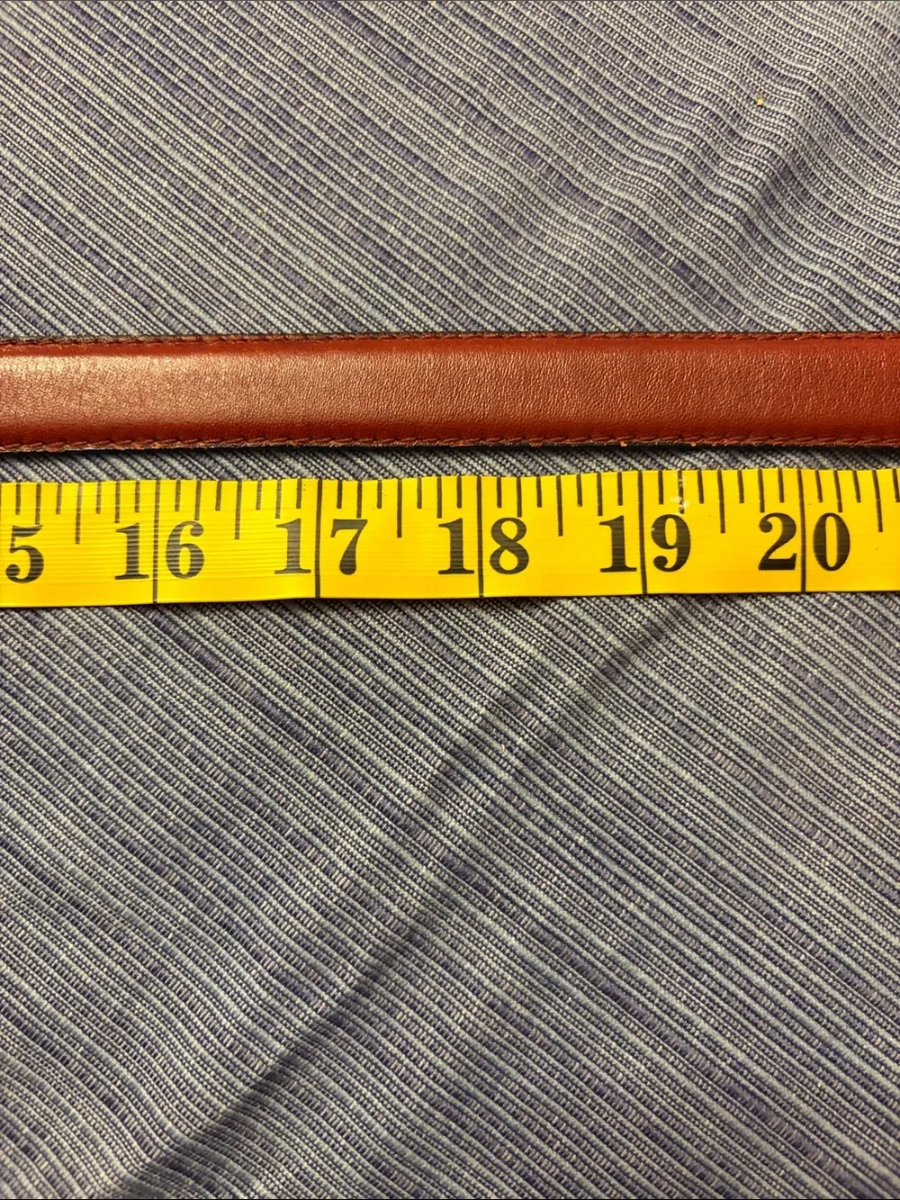 Women’s brown leather belt